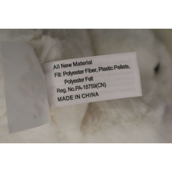 Geoffrey's Toy Box 9" Glam Lamb & 6" Polar Bear w/Hat Plush-Ultra-Soft Toys - Picture 10 of 16